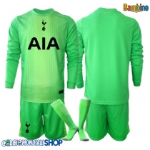 Maglie da calcio Tottenham Hotspur Portiere Prima Maglia Bambino 2025-26 Manica Lunga (+ Pantaloni corti)
